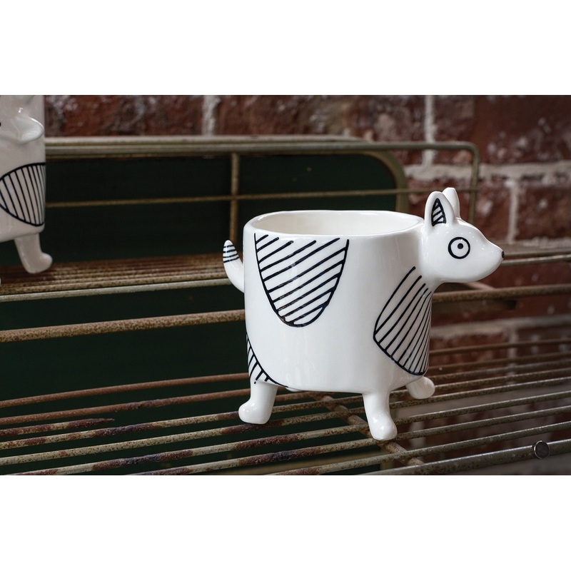 Pot Chappy Collection Set Of 4 By Accent Decor