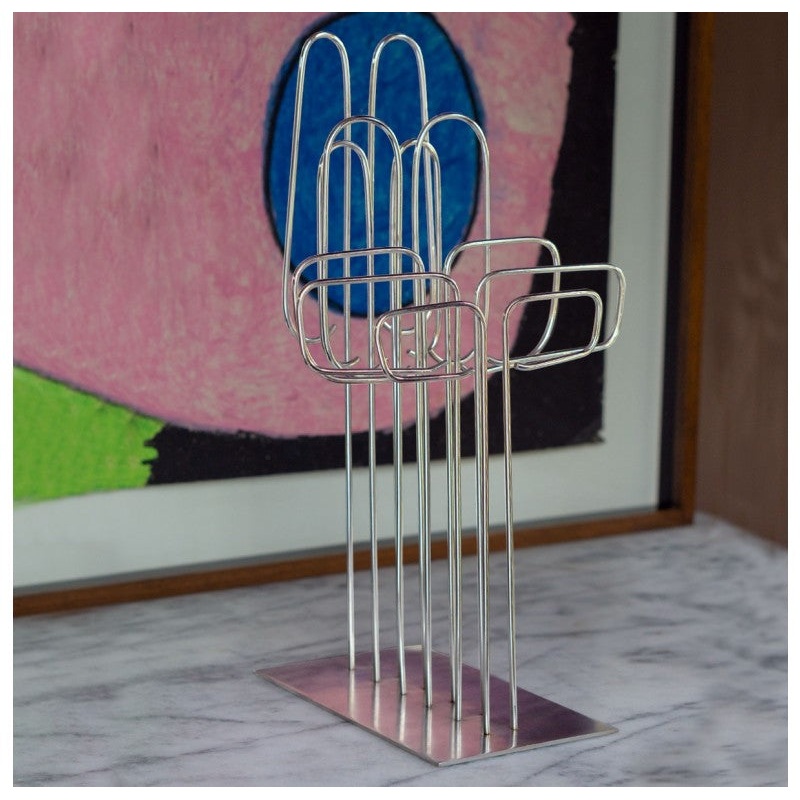 Wire Eyes 16"H Sculpture
