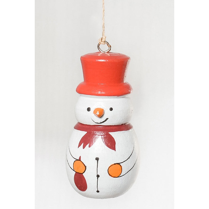 Xmas Snowmen Ornaments Set of 5 by Artisan Living