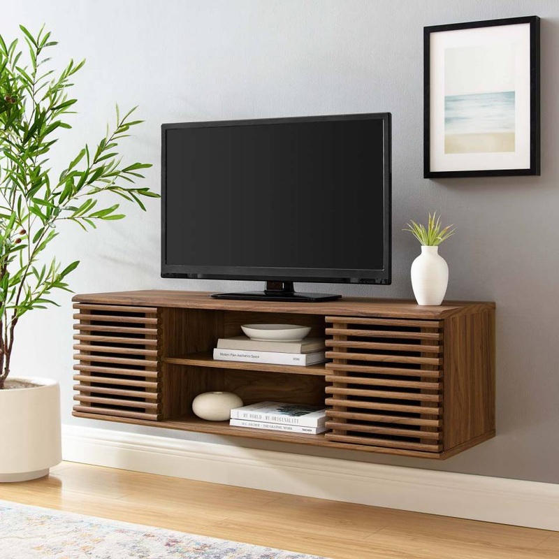 Modway Render 46" Wall-Mount Media Console TV Stand - EEI-4266