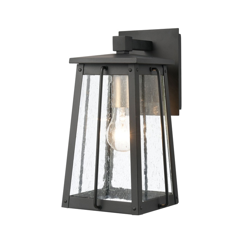 Kirkdale 1-Light sconce in Matte Black / Natural Brass ELK Lighting