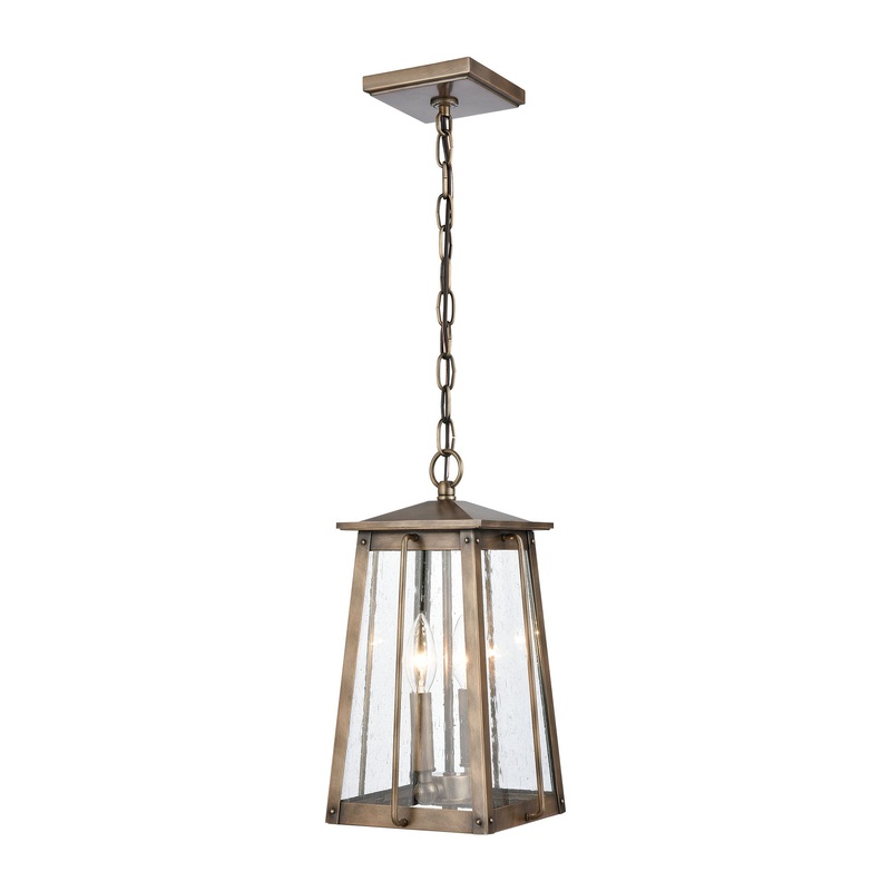 Kirkdale 2-Light hanging in Vintage Brass ELK Lighting
