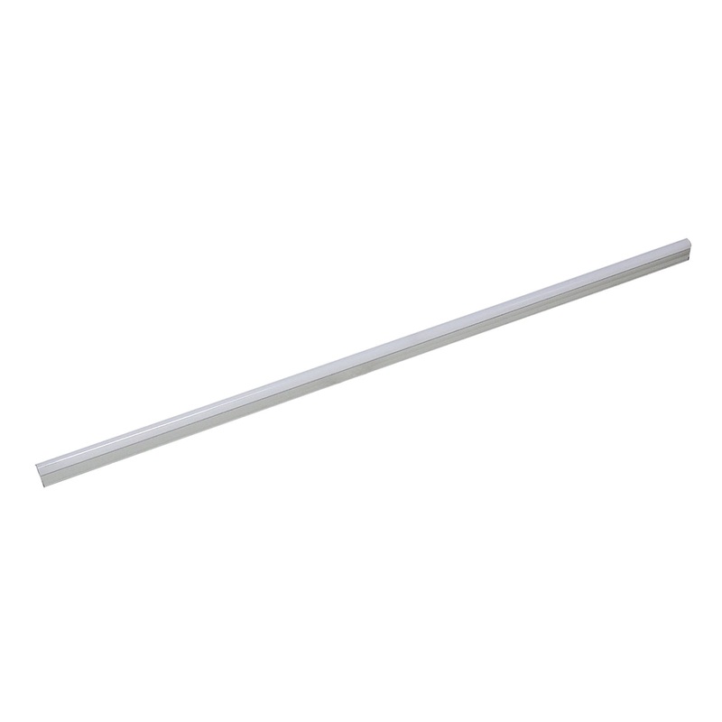 ZeeStick 1-Light Utility Light in White with Frosted White Polycarbonate Diffuser - Integrated LED ELK Lighting ZS410RSF