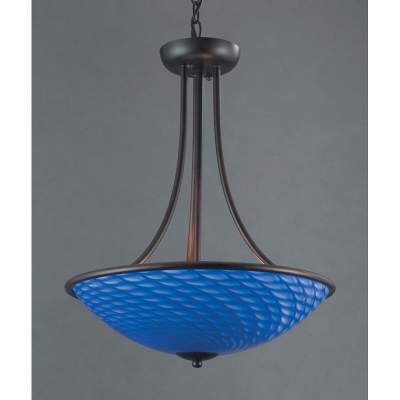 ARCO BALENO COLLECTION SAPPHIRE BLUE ELK Lighting 418-3S-DR