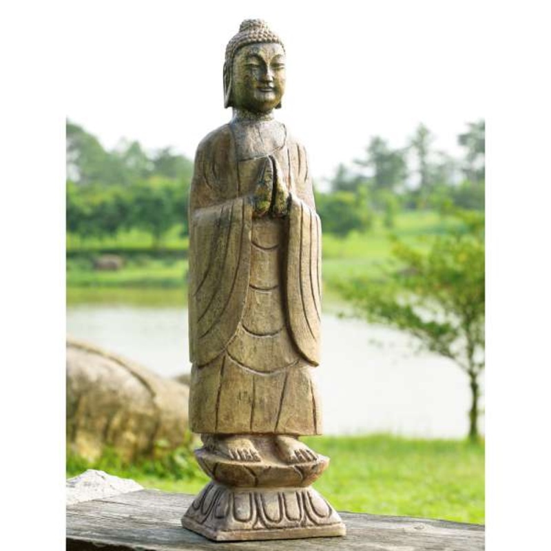 Meditating Garden Buddha By SPI Home