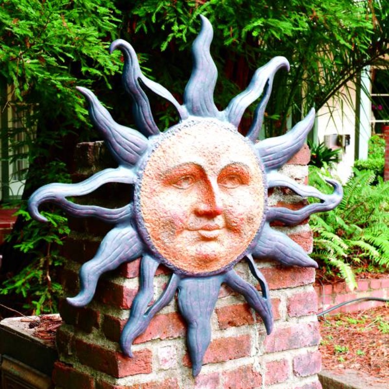 Rising Sun Wall Plaque By SPI Home