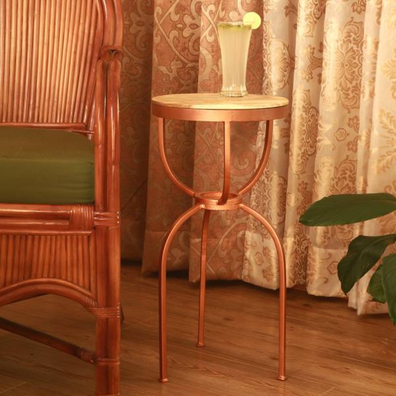 Three Legged End Table By SPI Home