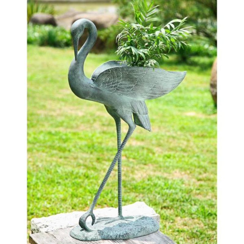 Crane Planter Holder By SPI Home
