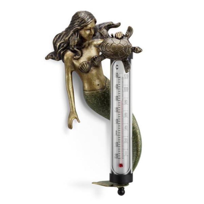 Mermaid Wall Mounted Thermometer By SPI Home
