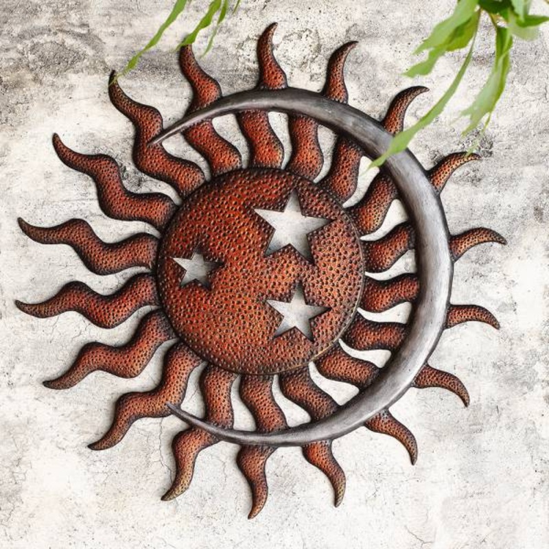 Sun, Moon and Stars Wall Plaque By SPI Home