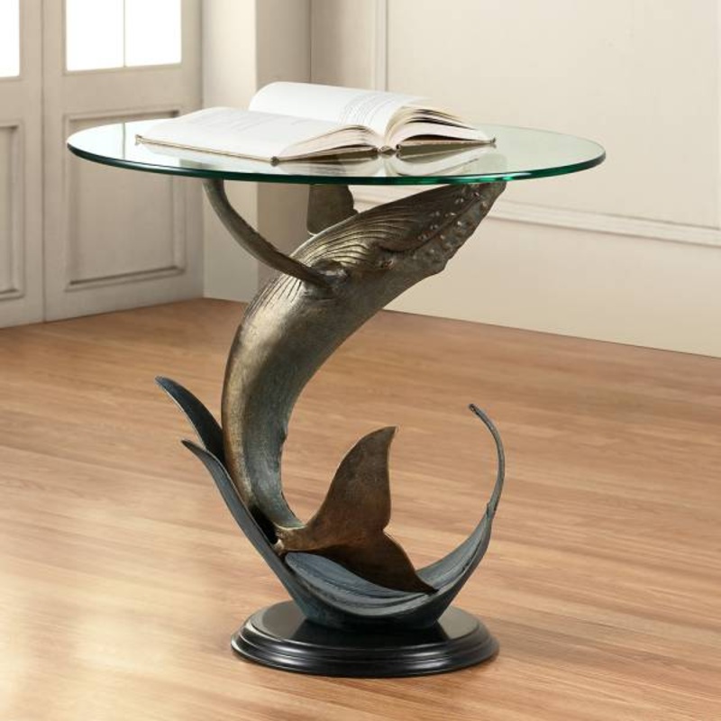 Whale End Table By SPI Home