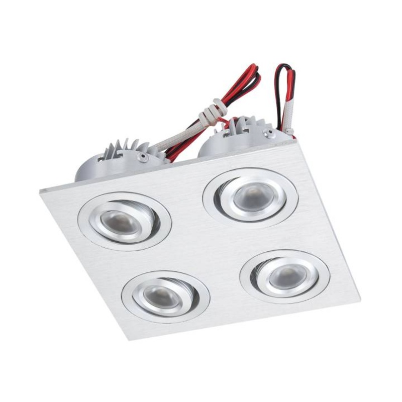 LED Squared Quad Directional Recessed Plate-mounted LED Button Downlight ELK Lighting