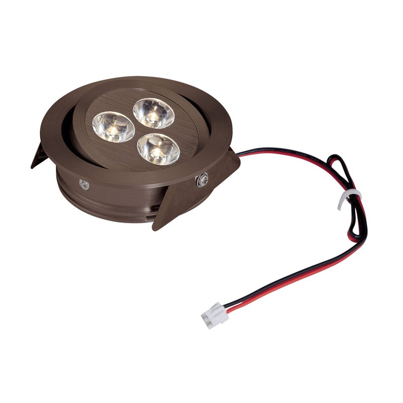 Tiro3 3-Light Directional 31-Watt LED Downlight (without Driver) in Oiled Bronze with Clear Lens ELK Lighting