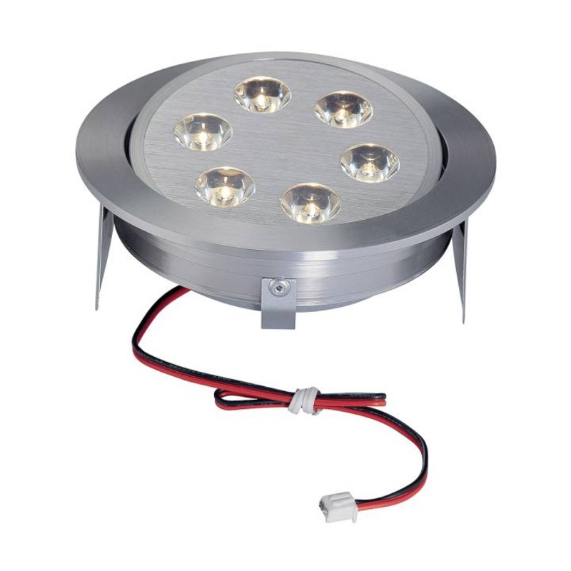 WLE223C32K-0-98 - Tiro6 6-light Directional LED Downlight w/source. Clear lens/Brushed Aluminum ELK Lighting