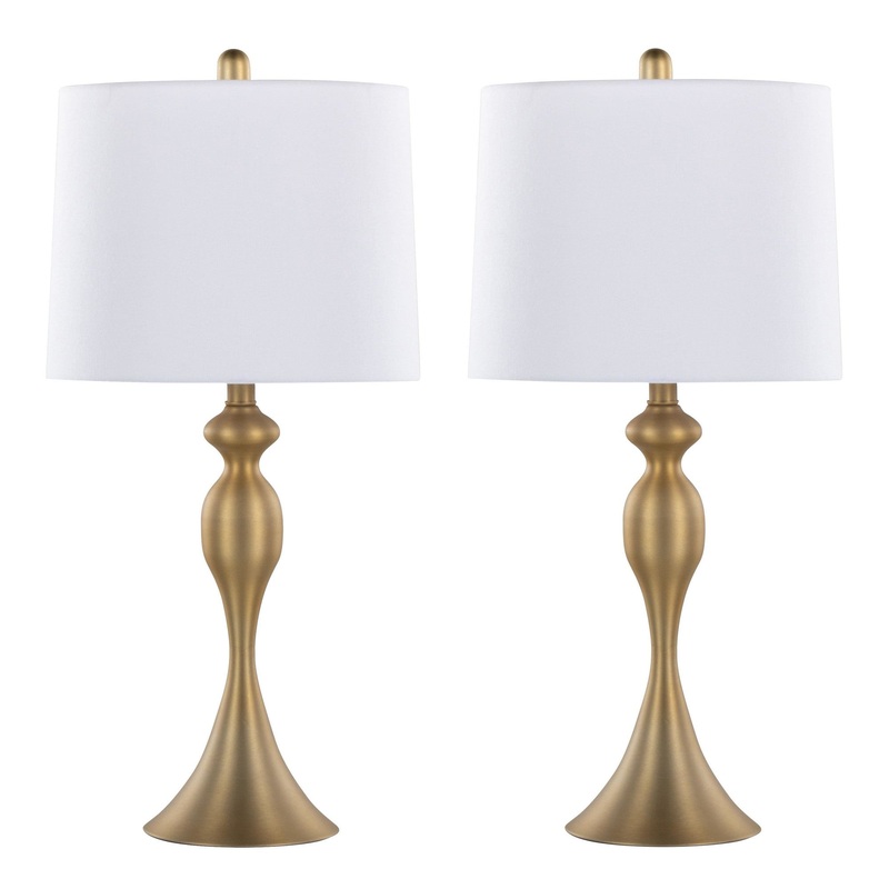 Ashland 27" Metal Table Lamp - Set of 2 By LumiSource - GTS27-ASHLND AUW2