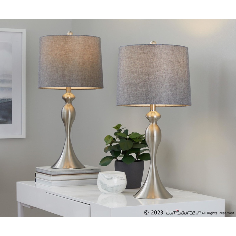 Ashland 27" Metal Table Lamp - Set of 2 By LumiSource - GTS27-ASHLND BNIGY2