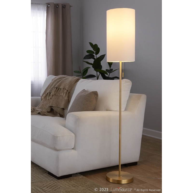 Bounty 62" Metal Floor Lamp By LumiSource - GFS62-BNTY AUW