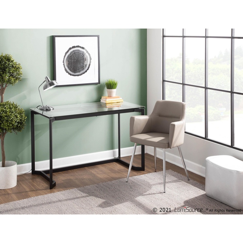 Masters Office Desk By LumiSource - OFD-MSTR BKCL