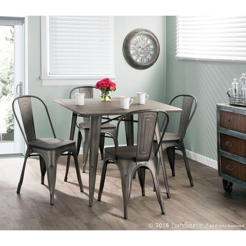 Oregon Dinette Table By LumiSource - DT-OR3636 AN+E
