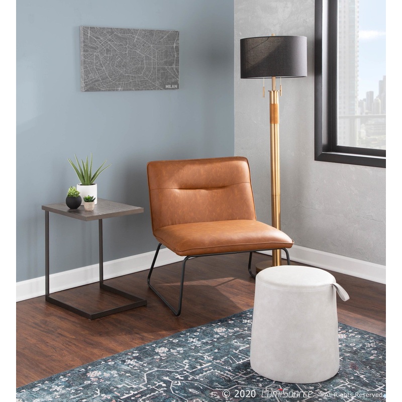 Trophy Floor Lamp By LumiSource - LS-TROPHFL ABBK