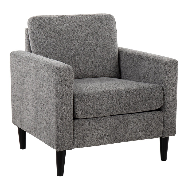 Wendy Accent Chair By LumiSource - CHR-WENDYAC BKGY