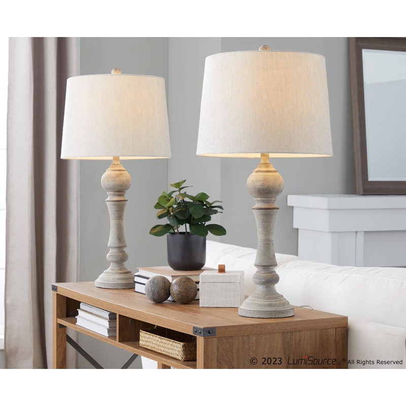Winston 32" Poly Table Lamp - Set of 2 By LumiSource - GTP32-WNSTN GYNA2