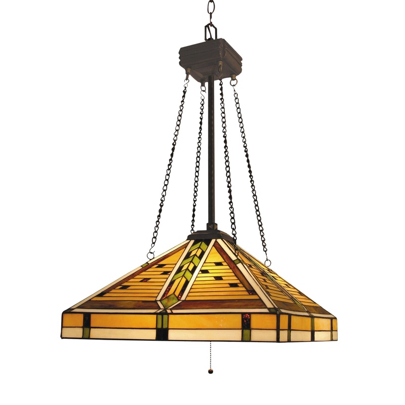 ARROWHEAD 2-LIGHT PENDANT in TIFFANY BRONZE ELK Lighting
