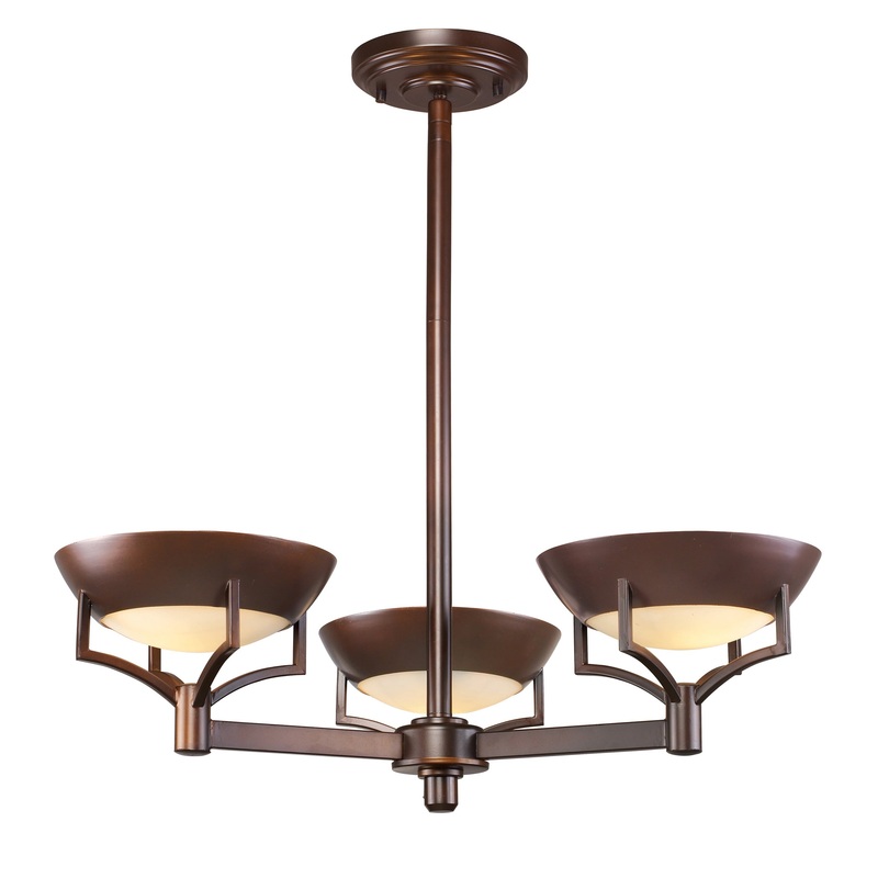 Sullivan 3-Light Chandelier in Aged Bronze ELK Lighting
