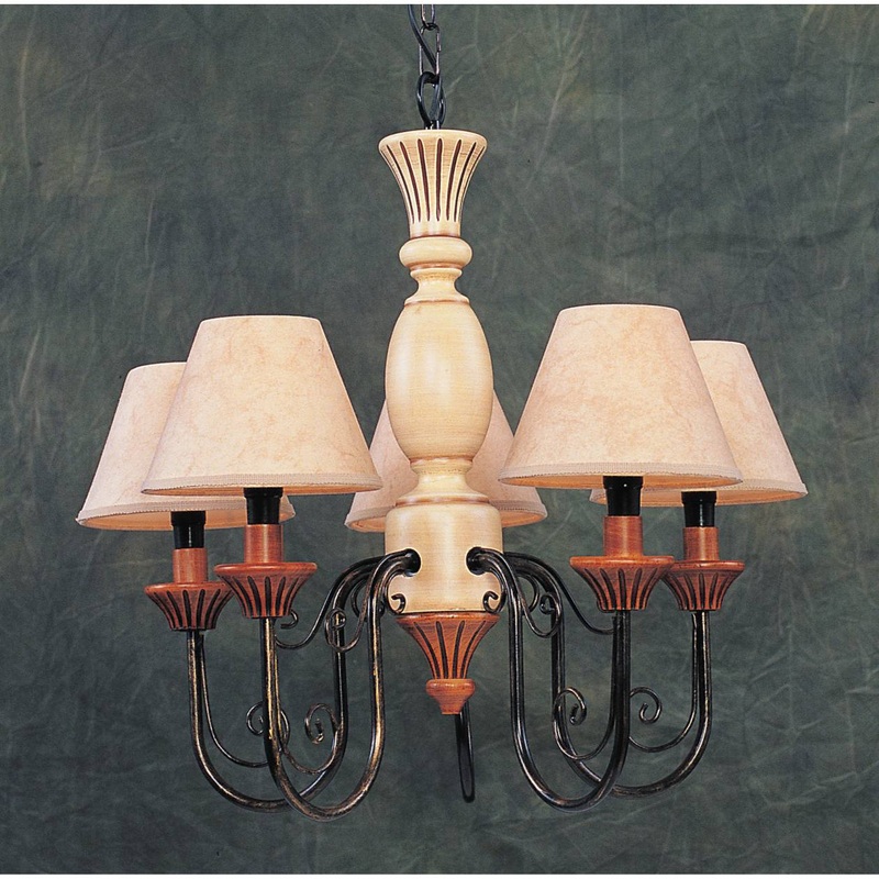 Solid Hardwood, Ant.Wh.w/ Walnut Acc., Captur.Shades ELK Lighting