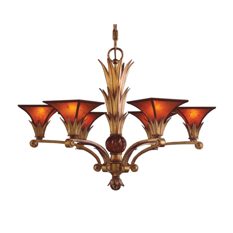 VALENCIANA COLLECTION, GDGOLD LEAF, TAPER MICA ELK Lighting