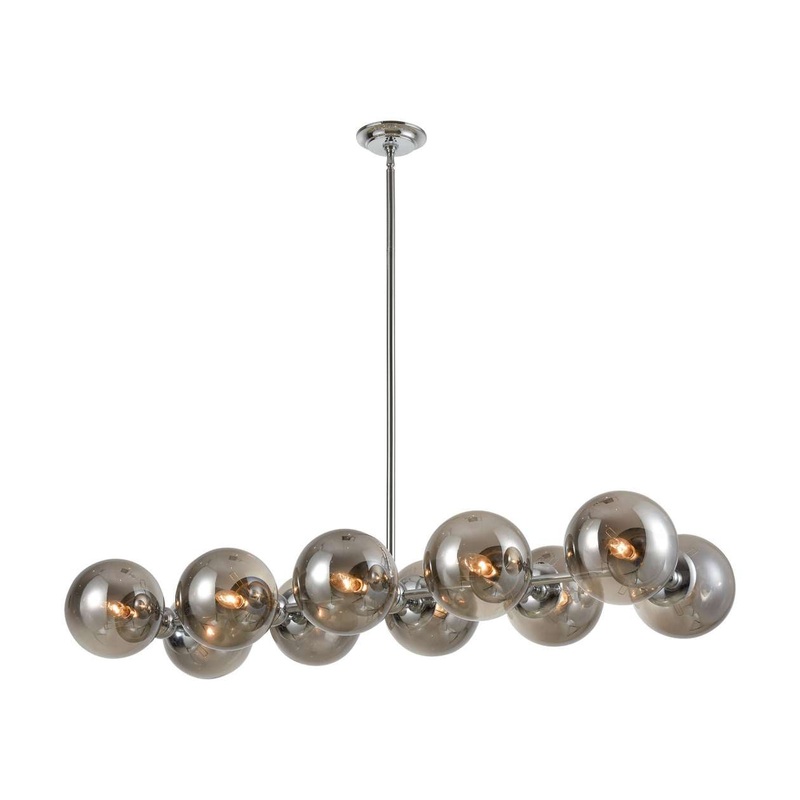 Affinity 10-Light Adjustable Linear Chandelier ELK Home