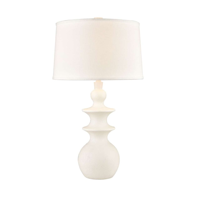 Depiction Table Lamp in White ELK Home