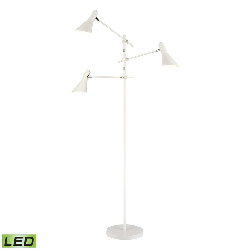 Sallert 2-Light Adjustable Floor Lamp ELK Home