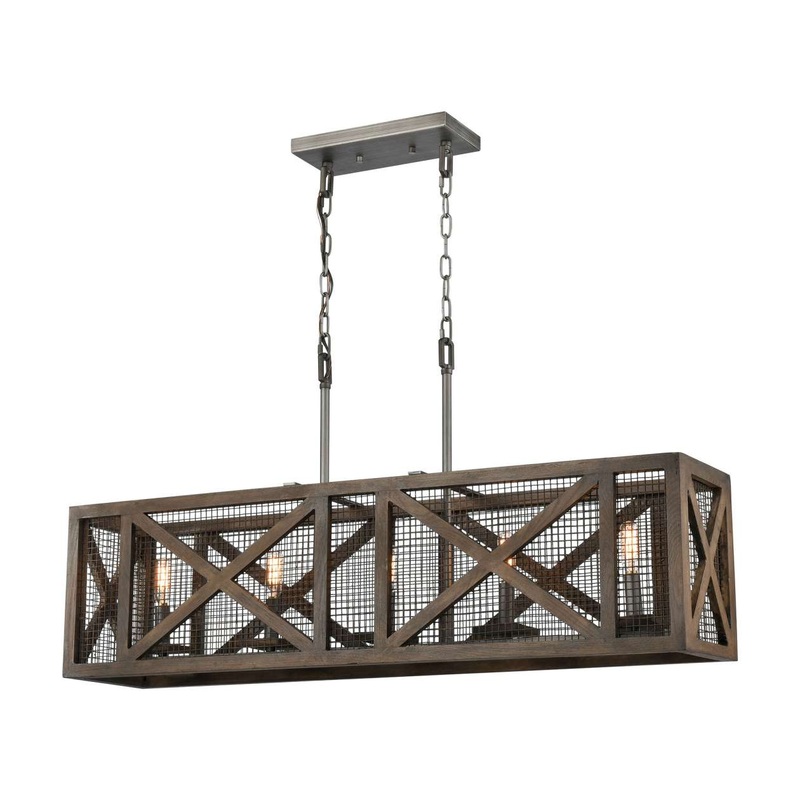 Stockyard 5-Light Island Light ELK Home