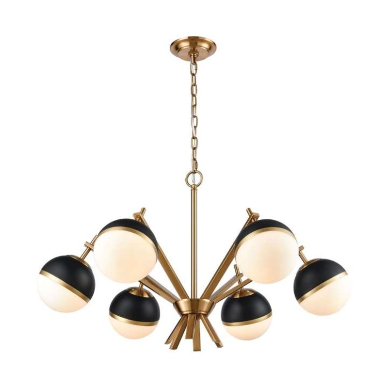 Blind Tiger 6-Light Chandelier ELK Home