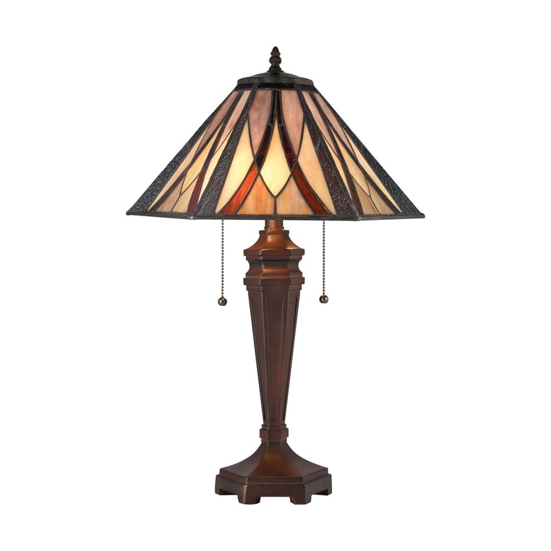 Foursquare 2-Light Table Lamp ELK Home