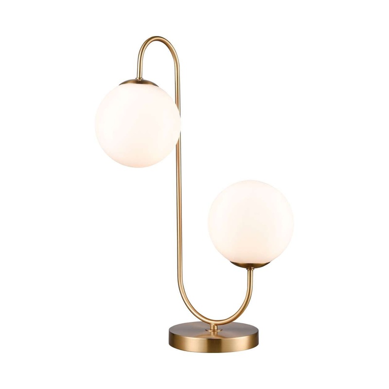 Moondance Curved 2-Light Table Lamp ELK Home
