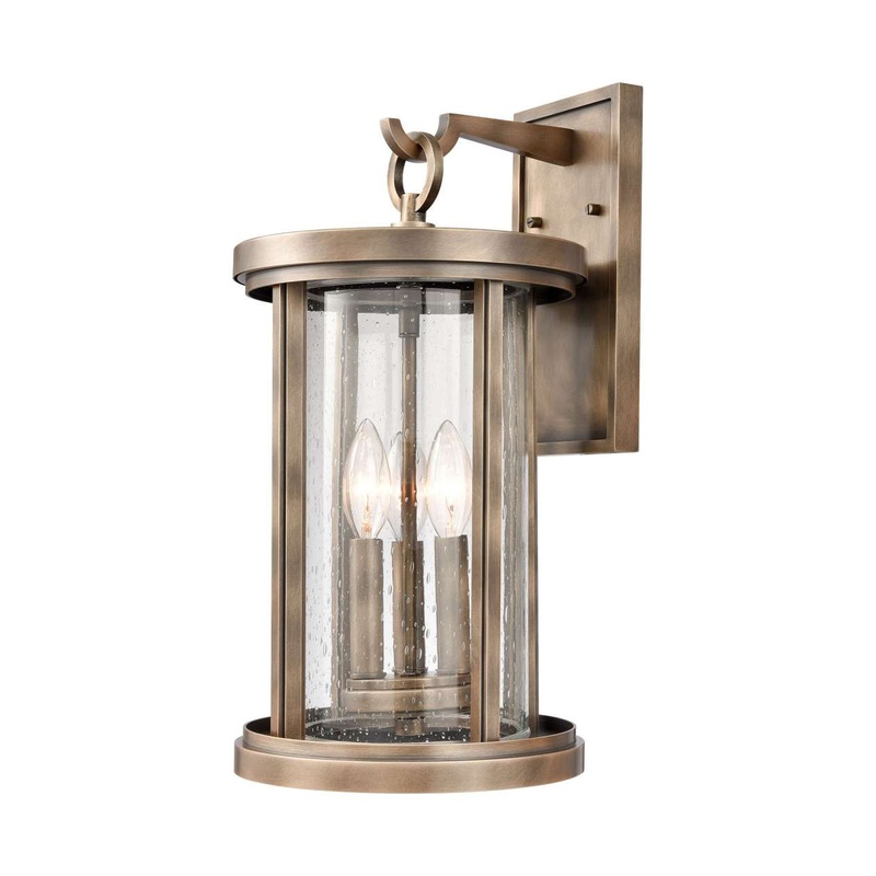 Brison 3-Light sconce in Vintage Brass ELK Lighting