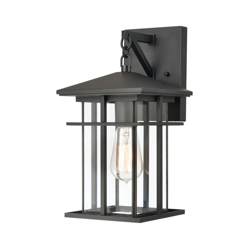 Oak Park 1-Light sconce in Matte Black ELK Lighting