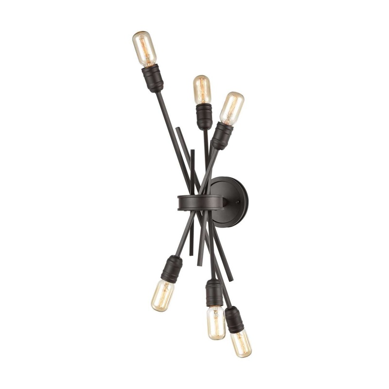Xenia 6-Light Sconce in Oil Rubbed Bronze ELK Lighting