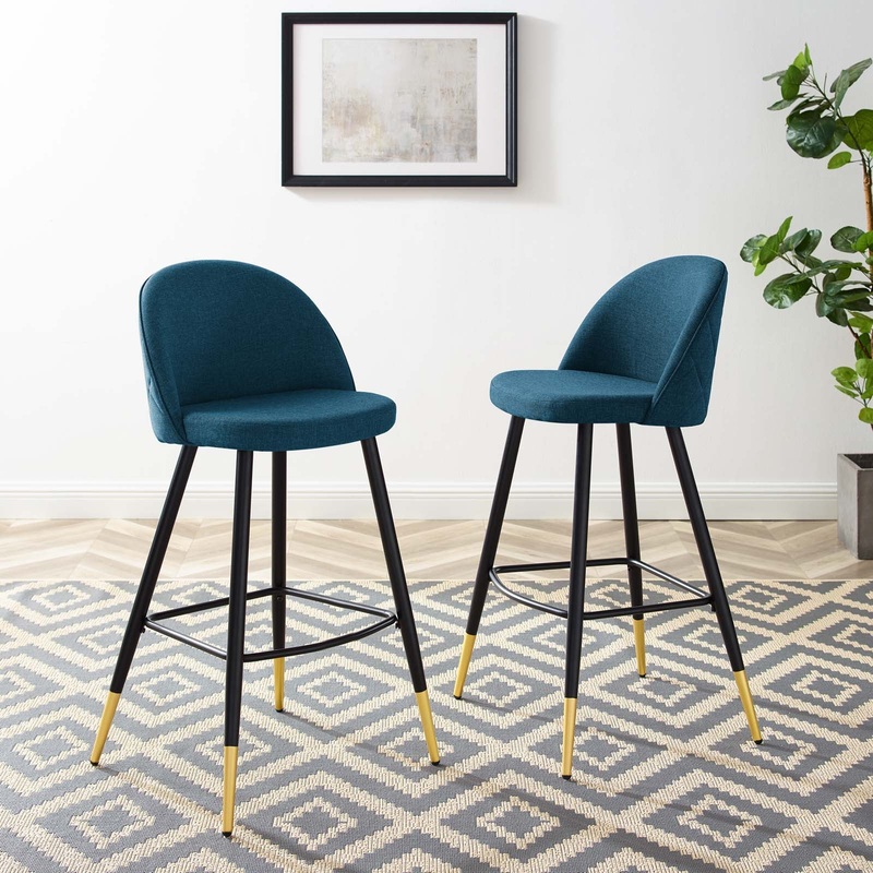 Cordial Fabric Bar Stools - Set of 2 By Modway - EEI-4526