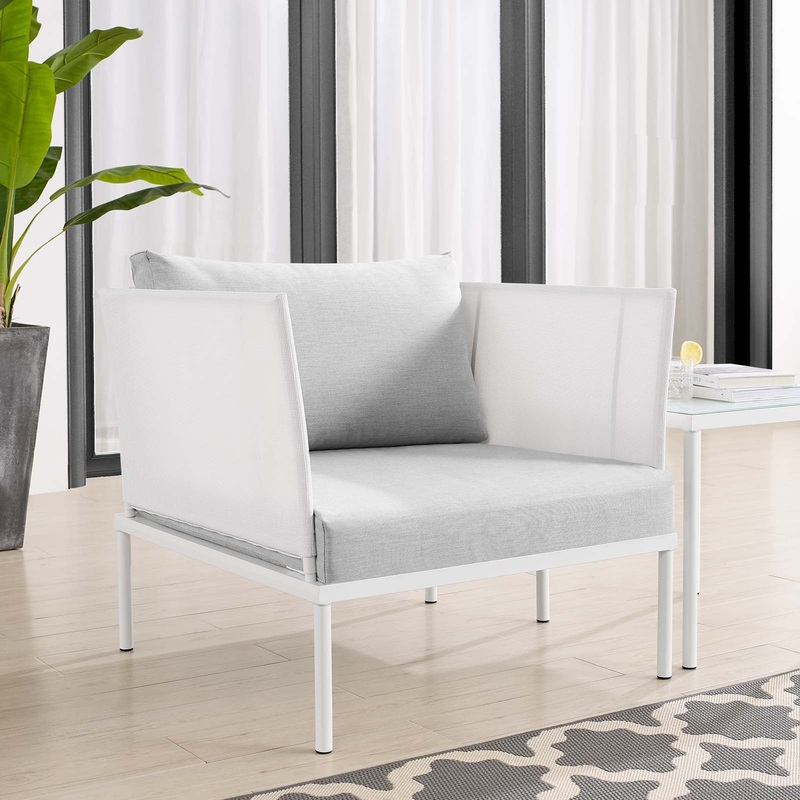 Harmony Sunbrella Outdoor Patio Aluminum Armchair By Modway - EEI-4955