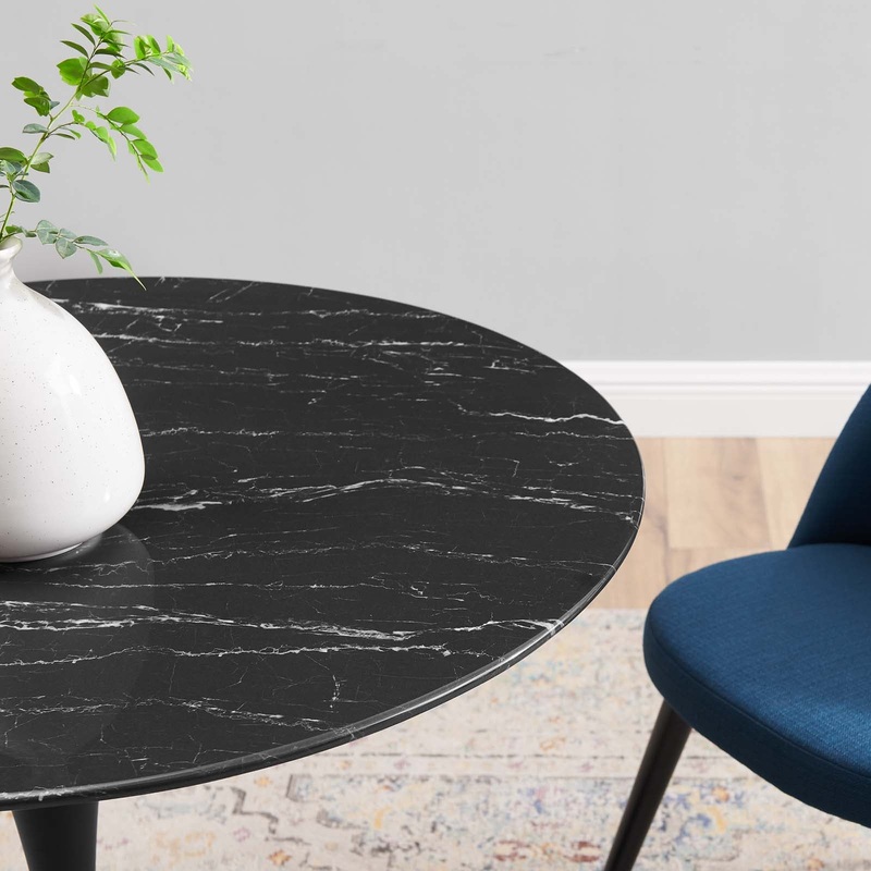 Lippa 36" Artificial Marble Dining Table By Modway - EEI-4868