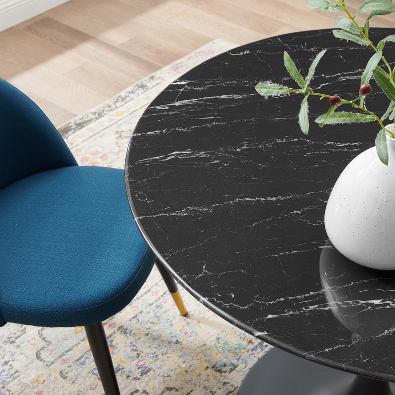 Lippa 40" Artificial Marble Dining Table By Modway - EEI-4876