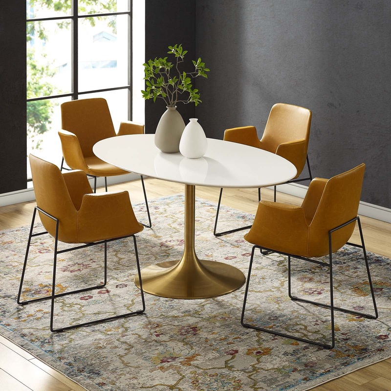 Lippa 60" Oval Wood Dining Table By Modway - EEI-3254