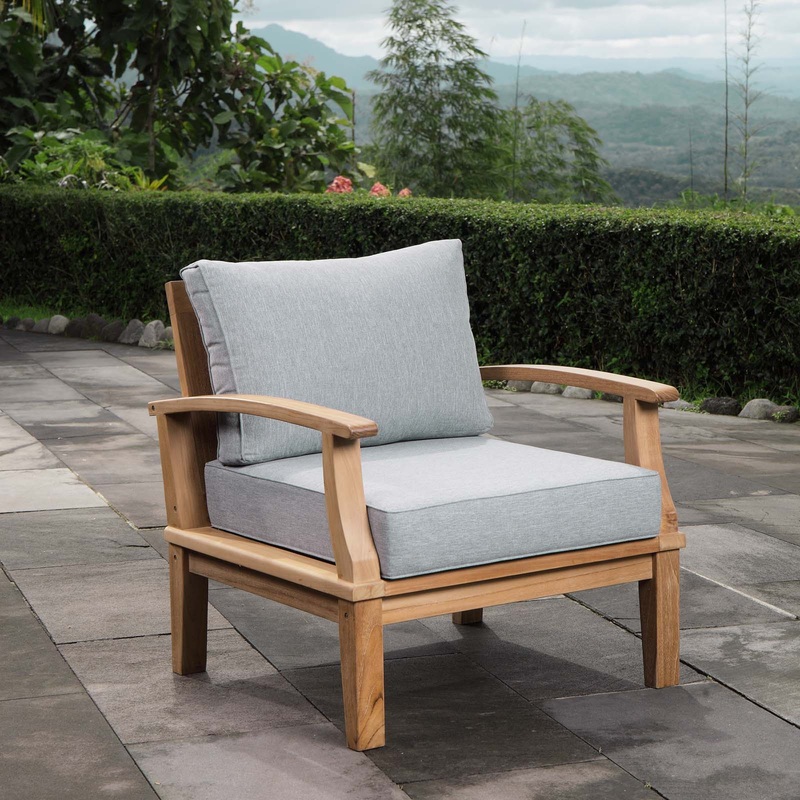 Marina Outdoor Patio Teak Armchair By Modway - EEI-1143
