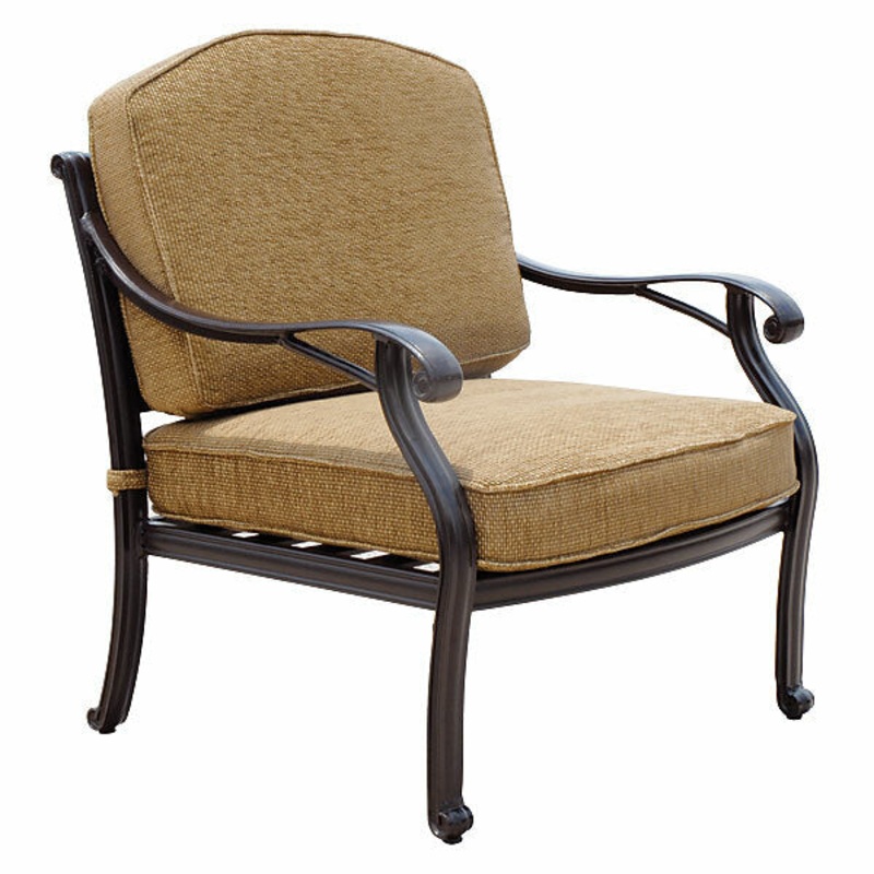 Savannah Outdoor Aluminum Club Chair By AFD Home