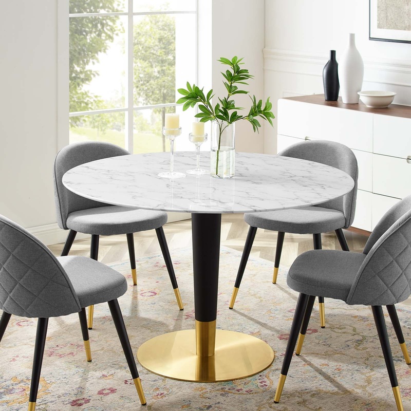 Zinque 47" Artificial Marble Dining Table By Modway - EEI-5139