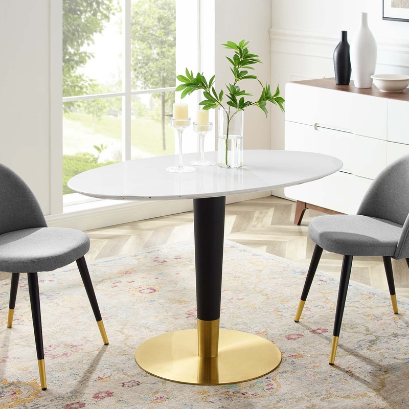 Zinque 48" Oval Dining Table By Modway - EEI-5141