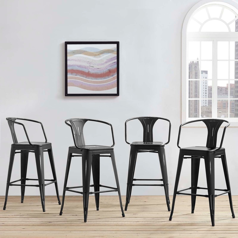Modway Promenade Bar Stool Set of 4 - EEI-3953